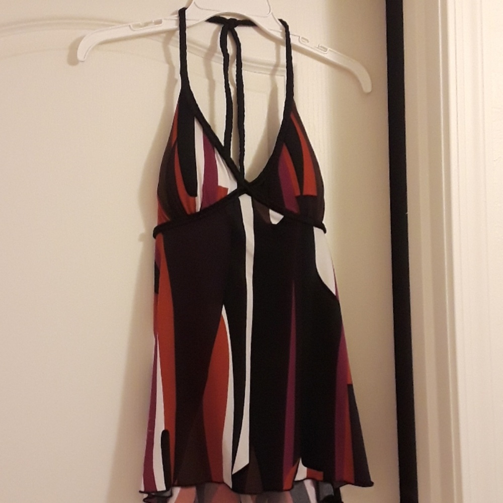 Multicolor halter